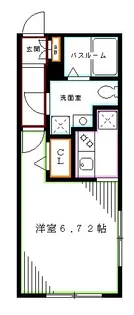 Branche中野富士見町【2階】の間取り