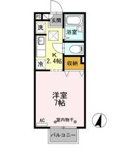 福島県郡山市並木3【アパート】の間取り