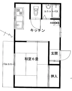 半清コーポ【2階】の間取り