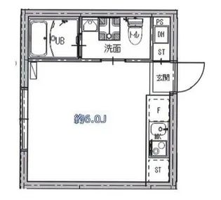 ディアマンテ糀谷【1階】の間取り