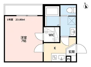 Crecia常盤平【1階】の間取り