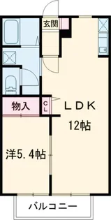 カルチョニトー【1階】の間取り
