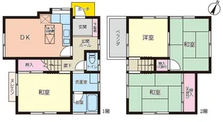 神奈川県小田原市小船【一戸建】の間取り