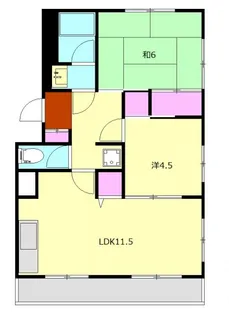 サンモール鳥居【3階】の間取り