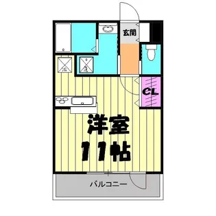 ルクーユ・トワ【1階】の間取り