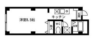 クレール松が谷【1階】の間取り