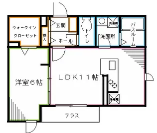 東京都杉並区天沼3【アパート】の間取り