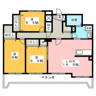 Brilliant Stage【4階】の間取り