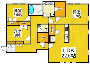 凛樹Foresta【2階】の間取り