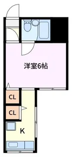 木村ハイム【2階】の間取り