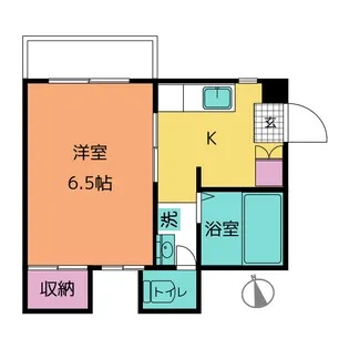メゾン旭【1階】の間取り