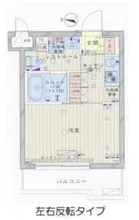 ルーブル武蔵新城弐番館【1階】の間取り