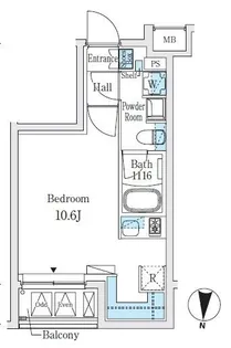 東京都江東区亀戸6【マンション】の間取り