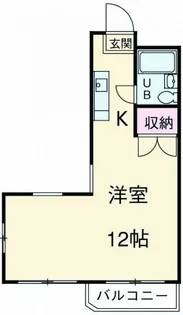 メゾン新町【1階】の間取り