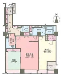 シーフォートタワー【5階】の間取り