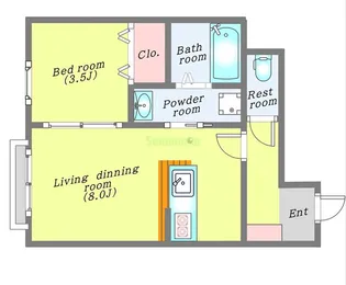 コヒナハウス【1階】の間取り