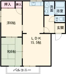 キャピタルハウス B棟【1階】の間取り