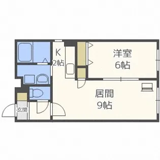 サンテラス宮の森【1階】の間取り