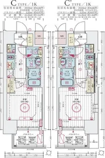 エステムコート神戸湊町【10階】の間取り