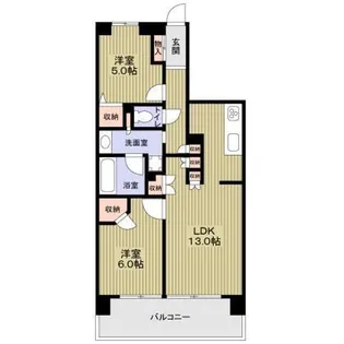 グランダジュール千葉みなと【3階】の間取り