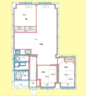 大森ハイツ【6階】の間取り