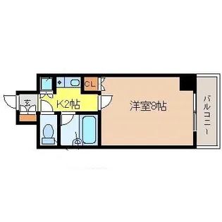 愛知県名古屋市熱田区神宮2【マンション】の間取り