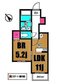 ナーシサス・コート大倉山 B棟【1階】の間取り