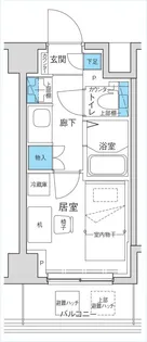 キャンパスヴィレッジ武蔵小杉【2階】の間取り