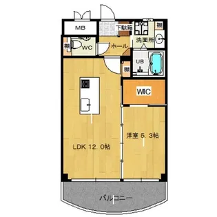 熊本県熊本市東区小山2【マンション】の間取り