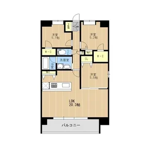 LIBTH原水【6階】の間取り