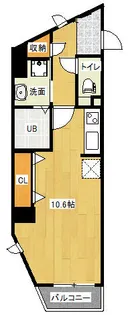 メゾン・デン・ウエスト【3階】の間取り