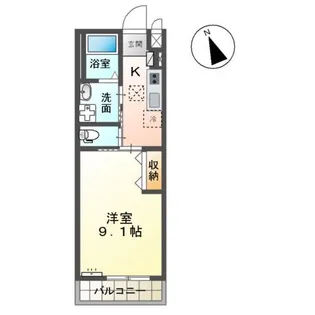 マウンテンフィールド【1階】の間取り