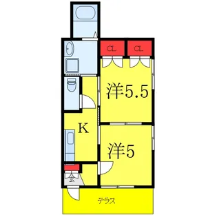 吉田マンション【1階】の間取り