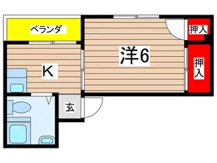 Rビル【2階】の間取り