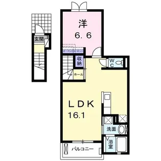 エレガンス・セレノ【2階】の間取り