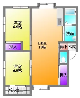 メゾントーマスI【2階】の間取り
