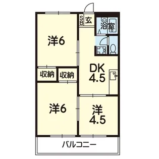 コーポ緑【2階】の間取り