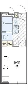 レオパレスフェニックス【2階】の間取り
