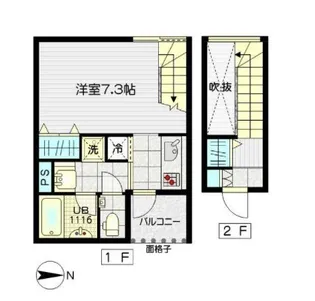 イーストープ新中野【2階】の間取り