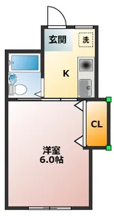 ときわ木ビル【3階】の間取り