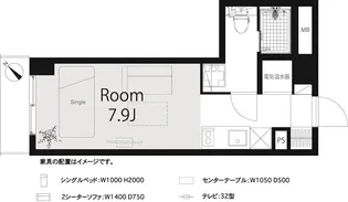 ライオンズマンション八丁堀第2【3階】の間取り