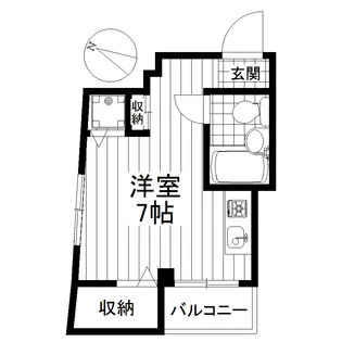 ロイヤルコート喜多見【3階】の間取り
