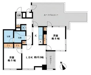 ジョイ尾山台【5階】の間取り