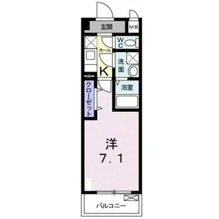 エスパシオE【2階】の間取り