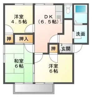 アメニティータウン千代田【1階】の間取り