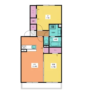 ロナスター【3階】の間取り
