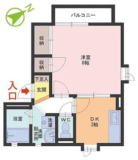 ベルメゾン【2階】の間取り