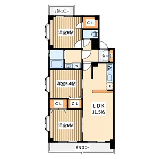 第3マテリア【2階】の間取り