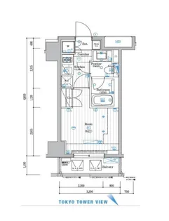 シーフォルム東麻布(SYFORME HIGASHIーAZABU)【3階】の間取り