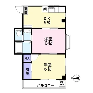 サンライトハウス【2階】の間取り